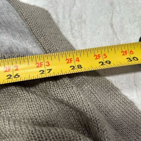 Soft Surroundings Women’s Gray Colorblock Hi Low Cardigan Size L - Picture 12 of 14